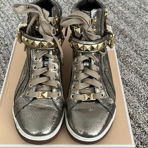 Michael by Michael Kors metallic high tops